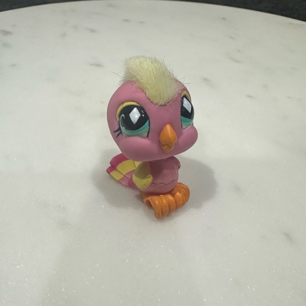 LPS #489 Cockatoo Bird 2006 Authentic Toy Hasbro Collector Littlest Pet Shop